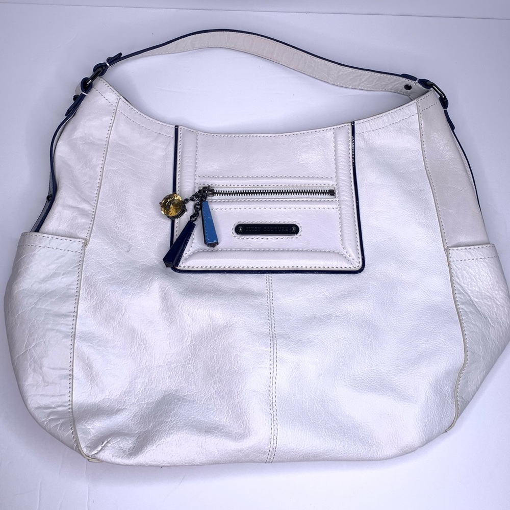 Rare White Leather Juicy Couture Bag